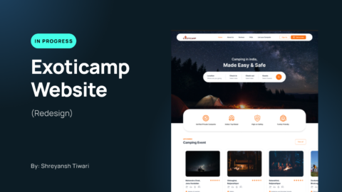 Exoticamp Website - Web UI Kit