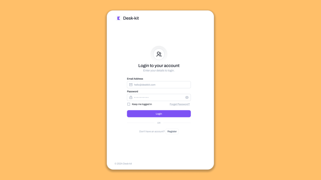 Login page designs